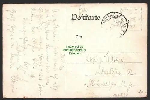 146947 AK Deutsch Lissa 1916 Kath. Kirche Feldpost Wroclaw-Lesnica Breslau