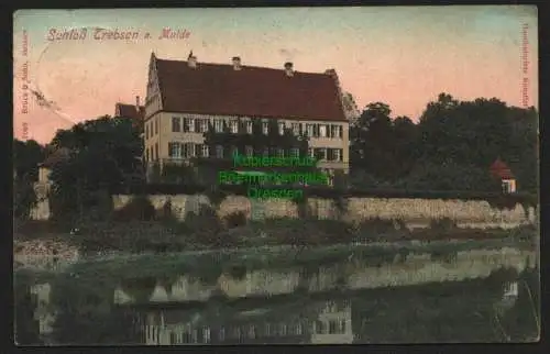 142387 AK Schloss Trebsen a. Mulde 1908 Verlag Brück & Sohn 8069