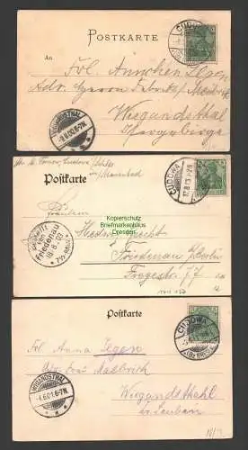 141157 3 AK Bad Kudowa Schlesien Cur Hotel 1900 Kurplatz Annenbad Haupt Allee