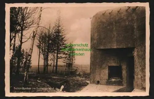 146651 AK Skuhrov Rathsdorf über Landskron Adlergebirge 1939 Beton Bunker im Sud