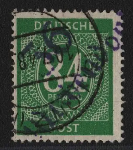 h6567 SBZ Handstempel Bezirk 36 Michendorf Ziffer 84 gestempelt gepr. BPP