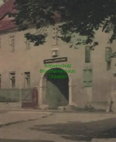 145168 AK Halle Saale Gasthaus zum weissen Schwan Fotokarte um 1930