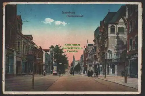 149090 AK Insterburg Hindenburgstrasse 1915 Feldpost Conditorei Cafe Lehmann