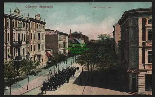 148136 AK Kostrzyn nad Odra Küstrin Cüstrin Neustadt Landsbergerstraße 1908