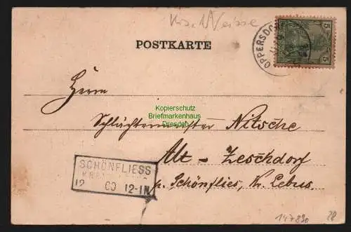 147890 AK Oppersdorf Landkreis Neisse Wierzbiecice Oberschlesien 1900 Gasthaus