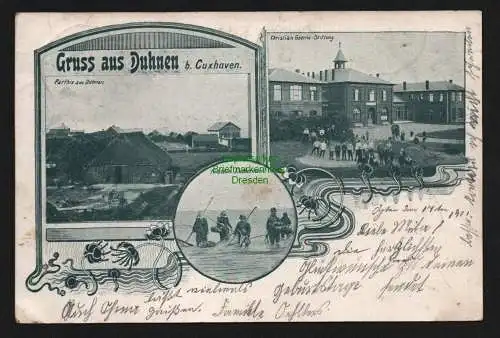 147876 AK Gruss aus Duhnen b. Cuxhaven 1901 Krabben Fischerinnen Goerne Stiftung