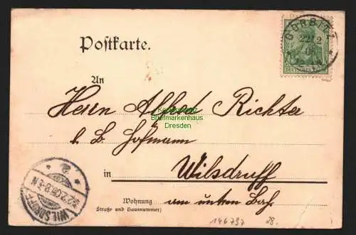 146797 AK Dresden Pennrich Gasthof 1905