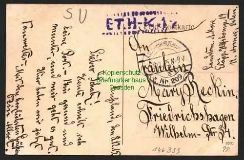 146399 AK Kaunas ????? Kowno 1915 Feldpost Hauptstraße Straßenbahn