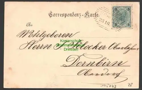 145773 AK Schlins Vorarlberg 1901 Jagdberg Panorama