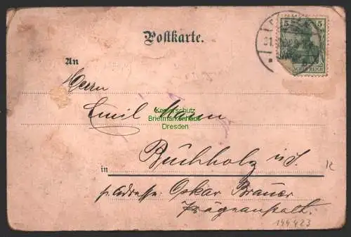 144423 AK Döbeln Wettinplatz 1905