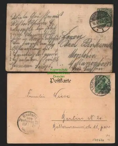 140640 2 AK Rostock Panorama 1910 Totalansicht vom Hafen 1902