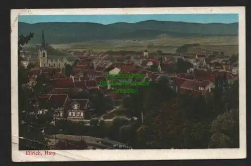 140687 AK Ellrich Südharz Panorama 1927