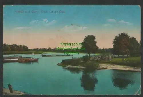 139333 AK Neusalz an der Oder Nowa Sol Blick auf die Oder um 1915