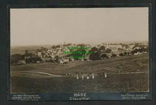 139407 Fotokarte Harz Clausthal Neue Photogr. Gesellschaft Berlin Steglitz 1898