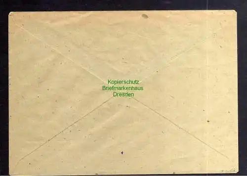 B3409 Brief Ostsachsen 44 Ac gepr. Ströh BPP Notstempel Ebersbach Sachs. 1945