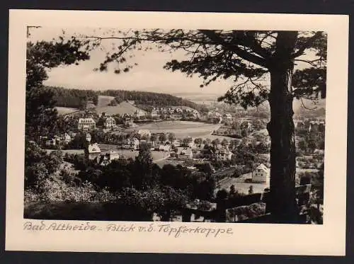 48137 AK Polanica-Zdroj Bad Altheide Foto 14,7 x 10,5 cm Blick v. d. Töpferkuppe