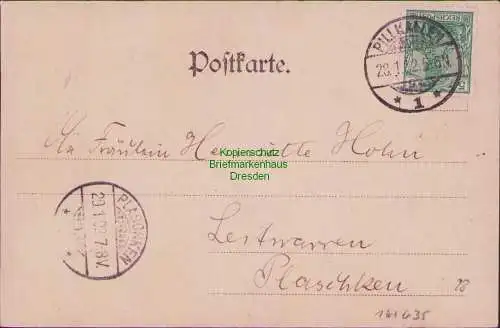 161635 AK Tilsit 1902 Hohe Straße m Straßenbahnen Sowetsk Kaliningrad Ostpreußen