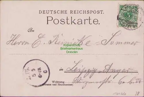 161620 AK Dresden Altstadt 1900 Hotel Stadt Gotha Schlossstr. 11