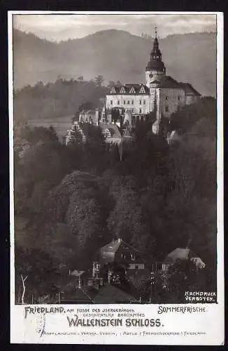 45395 AK Wallensteins Schloss Frydlant v Cechach Friedland in Böhmen 1930 Fotoka