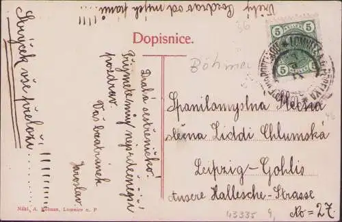 43335 AK Lomnice nad Popelkou Lomnitz an der Popelka um 1910