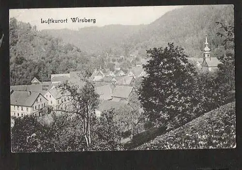 21546 AK Wirsberg, gelaufen um 1910 , Marke abgelöst