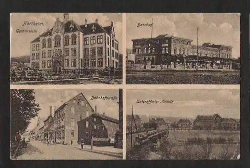 21503 AK Northeim Bahnhof Bahnhofstr. Gymnasium Unteroffizier Schule 1918