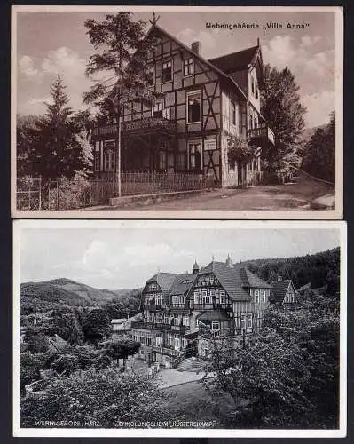 98982 2 AK Wernigerode Nebengebäude Villa Anna Küsters Kamp