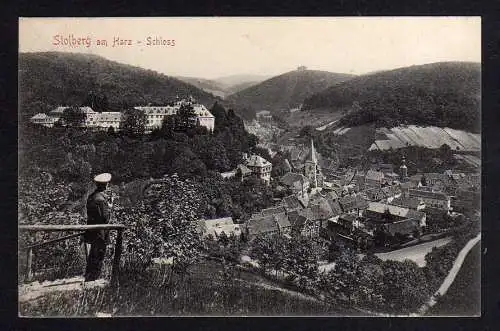 99299 AK Stolberg Harz Ort Schloss 1906