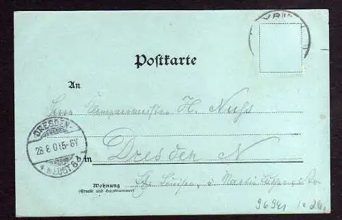96941 AK Oybin Bahnhof Mondscheinkarte 1901