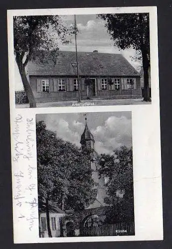 96318 AK Steglitz bei Möckern 1939 Arbeitsdienst Kirche Colonialwaren Gemischtw.