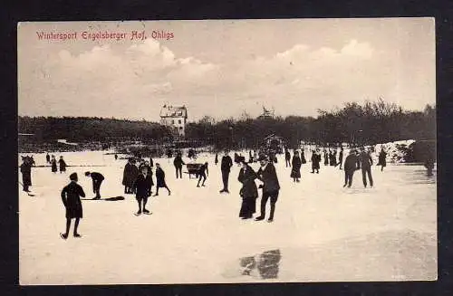 95917 AK Solingen Ohligs Wintersport Engelsberger Hof Schlittschuh 1917 Aufderhö