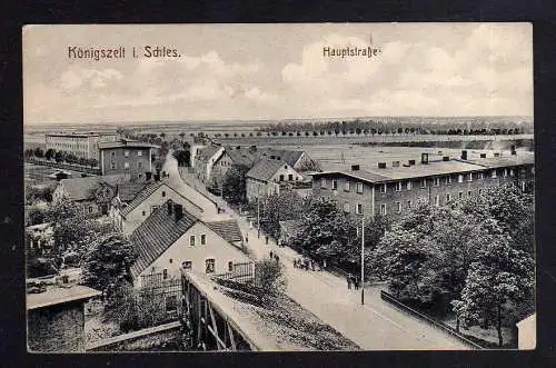 96246 AK Königszelt Schlesien Hauptstraße 1911