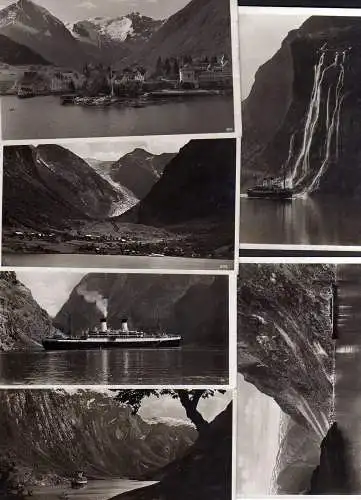 80461 6 AK Norge Norwegen Nærøyfjord Sundalgletscher Maurangerfjord Balholm Sogn