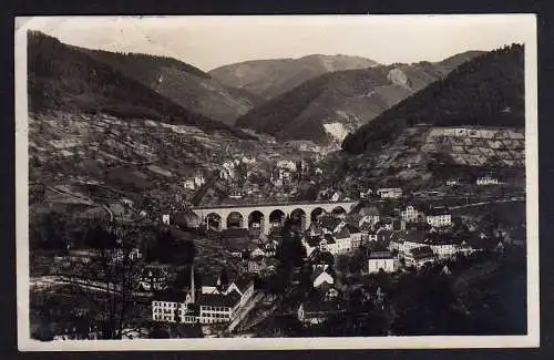 80683 AK Hornberg Schwarzwaldbahn ca. 1930 Reichenbachtal