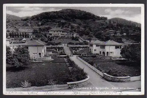 77868 AK Zwingenberg Bergstraße Siedlung 1939