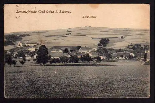 76895 AK Groß Oelsa bei Rabenau Lerchenberg  1920