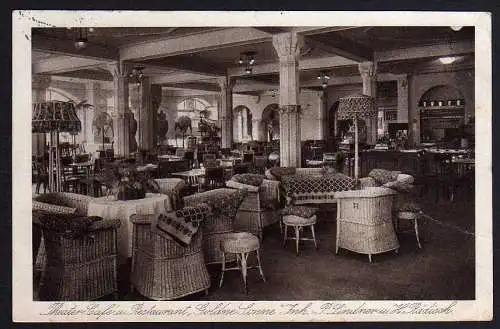 75523 AK Meissen Meißen Gaststätte Theater Cafe Restaurant Goldne Sonne 1927