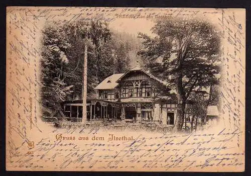 70296 AK Prinzess Ilse Ilsethal 1899 Ilsenburg Gasthaus