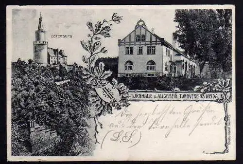 64426 AK Weida Turnhalle d. Allgemein. Turnvereins 1906