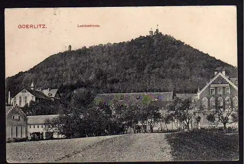 63969 AK Görlitz Landeskrone 1907