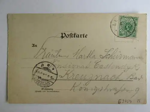 63454 AK Lenne Schmallenberg 1899 Gasthof Hermes Pfarrkirche St. Vinzentius