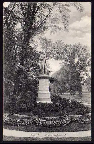 63622 AK Erfurt Reichardt Denkmal 1908