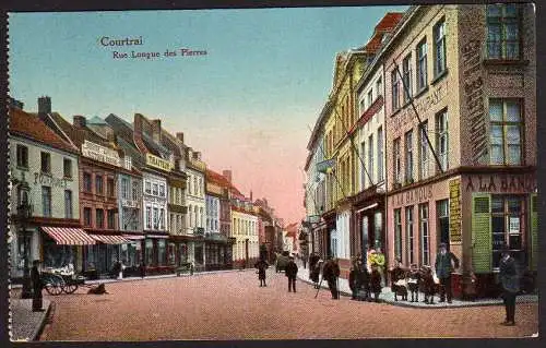 53797 AK Kortrijk Courtrai Bank Cafe Restaurant 1915