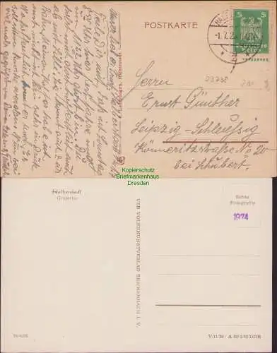 53738 2 AK Halberstadt Gröpertor Credit Verein Holzmarkt 1925 1953