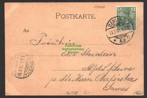 36728 AK Abtei bei Treptow Künstler AK Carl Jander 1901