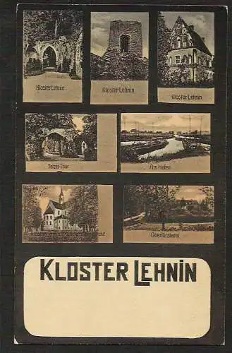 25155 AK Kloster Lehnin Hafen Oberförsterei Tetzel Thor , ungelaufen