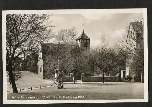 21478 AK Berlin Schmargendorf Dorfkirche St. Marien Verlag Lambeck Grunewald