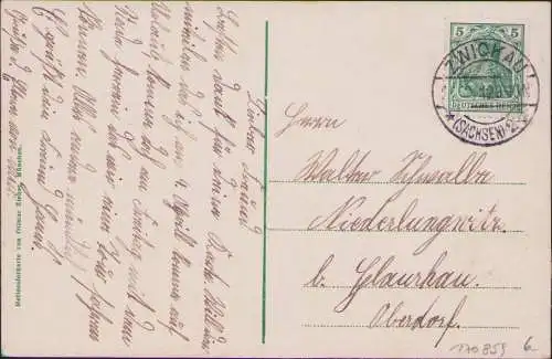 170859 AK Zwickau Kaserne 1912