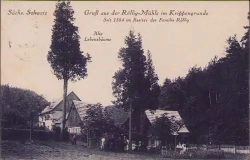 170891 AK Röllig Mühle Krippen  1932