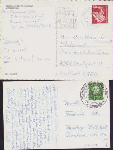 170959 2 AK General-Kübler-Kaserne Karwendel-Kaserne Mittenwald 1959 1984